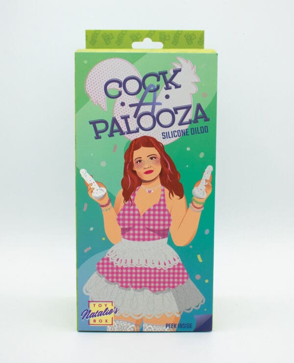 Natalie's Toy Box Cock-A-Palooza Confetti Silicone Suction Dildo - Image 2