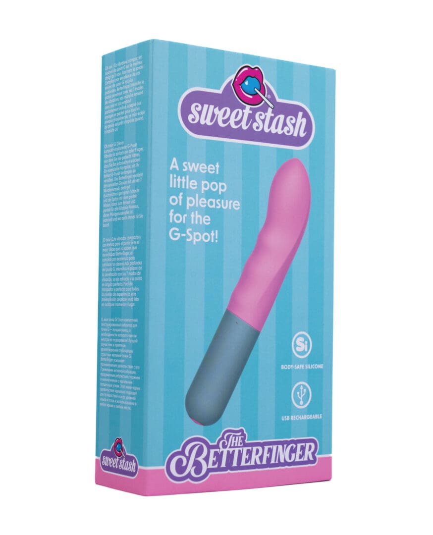 Rock Candy The Betterfinger G-Spot Vibe - Pink/Grey - Image 4