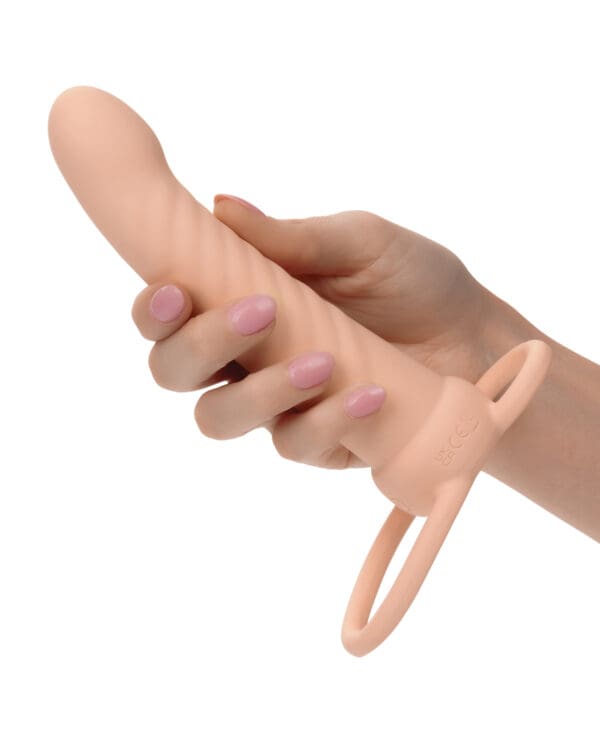 Performance Maxx Rechargeable Ribbed Dual Penetrator - Ivory - Image 4