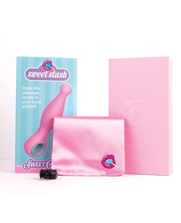Rock Candy Sweet Cheeks Tapered Anal Vibe - Pink - Image 3