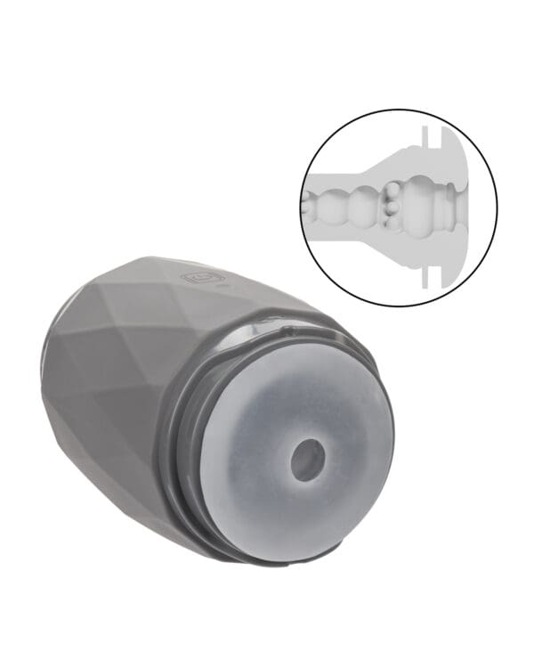 Milk Master Vibro Squeeze Stroker - Black - Image 3