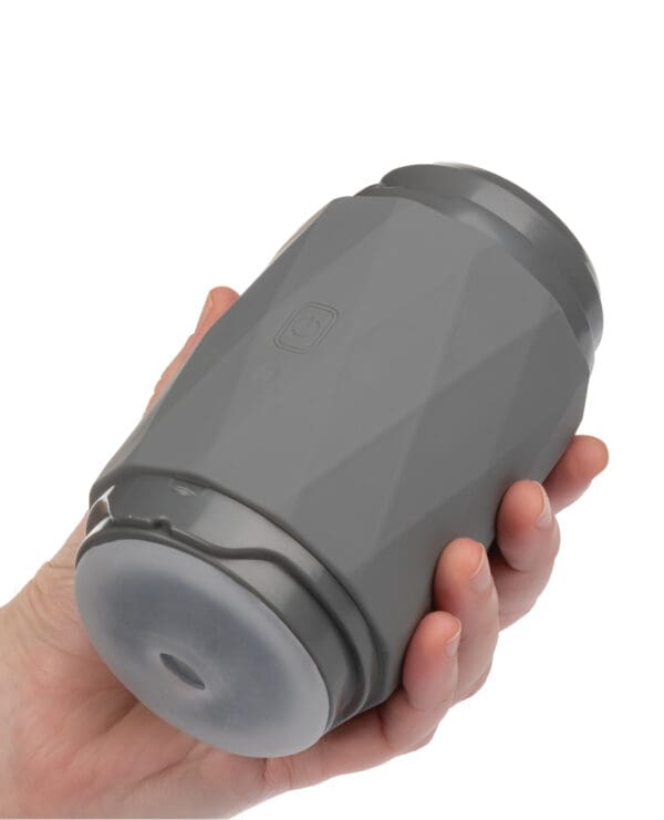 Milk Master Vibro Squeeze Stroker - Black - Image 4