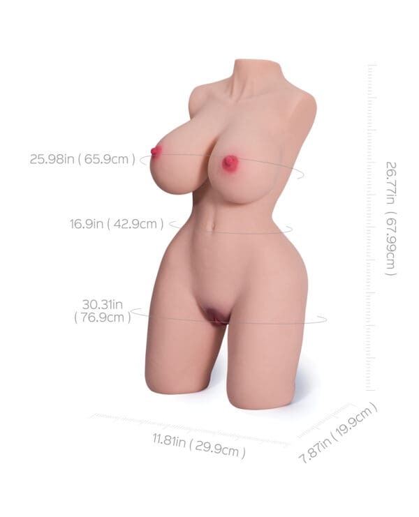 Saffron Huge Breast Adult Torso Sex Doll - Image 4