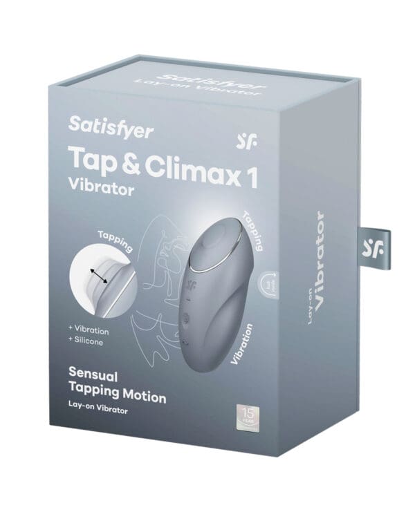 Satisfyer Tap & Climax 1 - Blue/Grey - Image 5