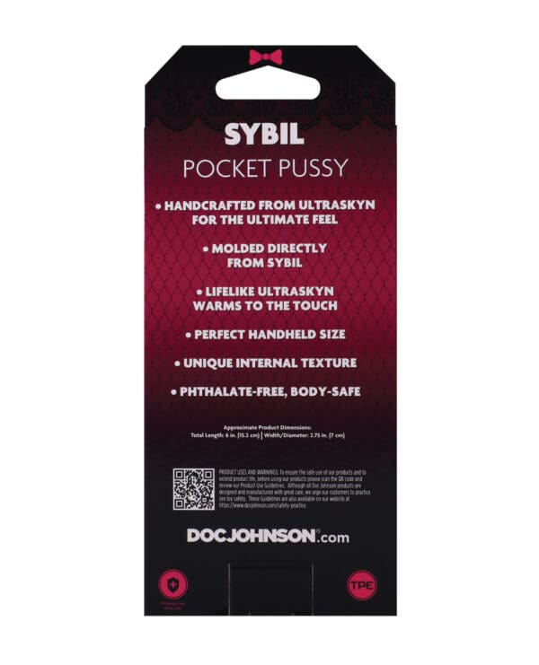 Signature Strokers ULTRASKYN Pocket Pussy - Sybil, Vanilla - Image 4