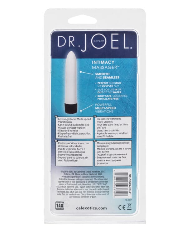 Dr. Joel Kaplan Intimacy Massager 4.5" - White - Image 2