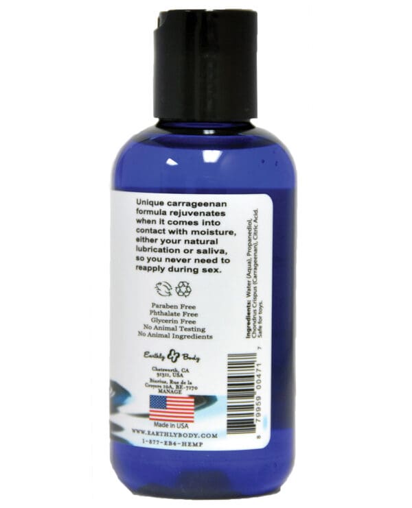 Earthly Body Waterslide Personal Lubricant w/Carrageenan - 1 oz Bottles Basket of 30 - Image 2