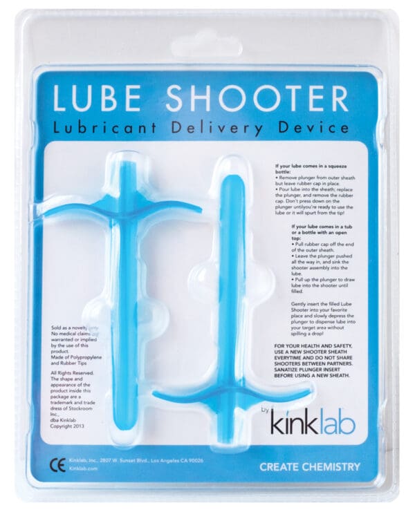 KinkLab Lube Shooter - Blue - Image 2