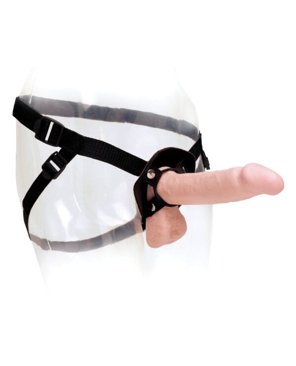 Basix Rubber Works Universal Harness Plus Size - Black - Image 3