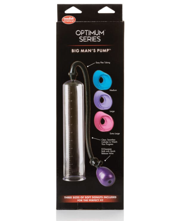 Big Man's Pump 12" w/3 Sized Sleeves - Clear - Image 2