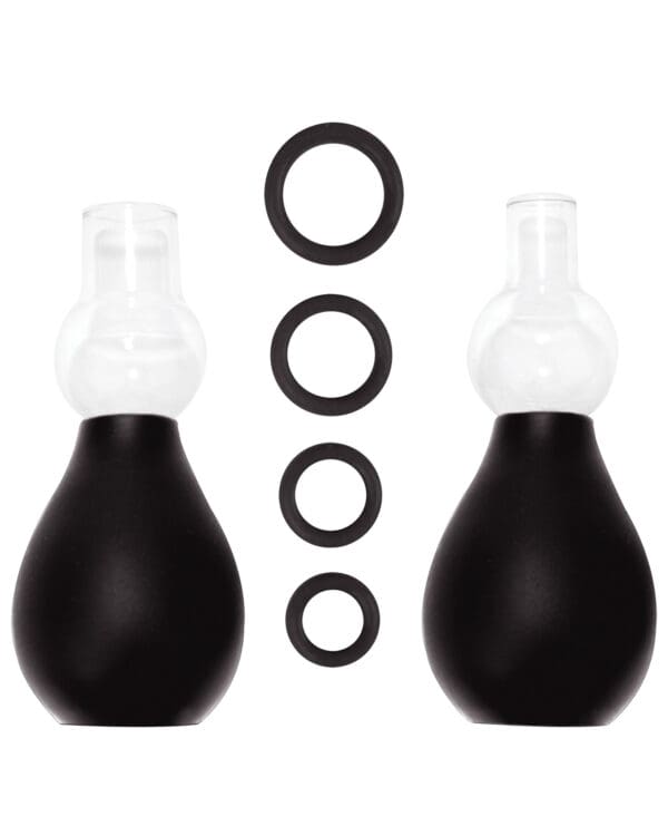 Shots Ouch Nipple Erector Set - Black - Image 2