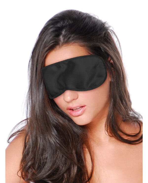 Fetish Fantasy Series Satin Love Mask - Black - Image 3