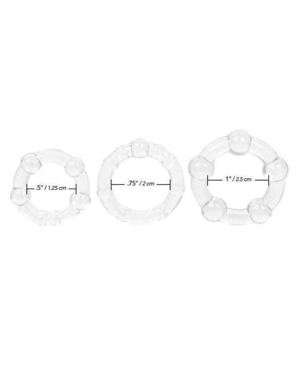 Silicone Island Rings - Clear - Image 5
