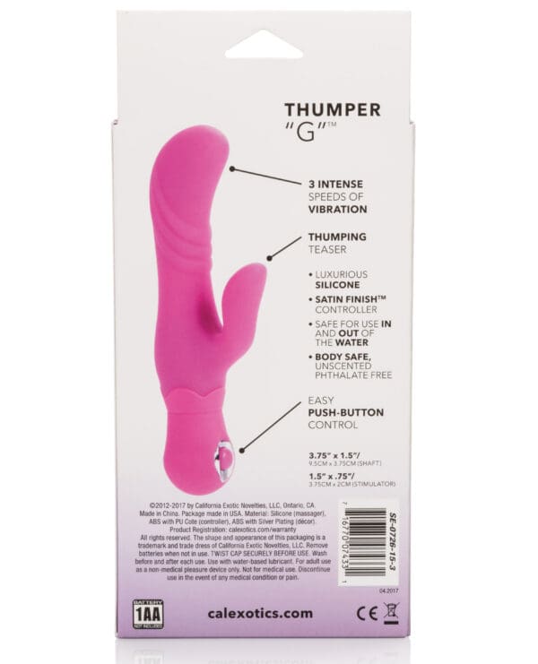 Posh Silicone Thumper G - Pink - Image 2
