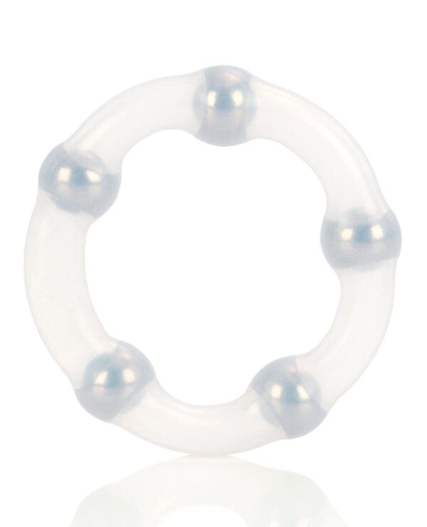 Metallic Bead Ring - Clear - Image 3