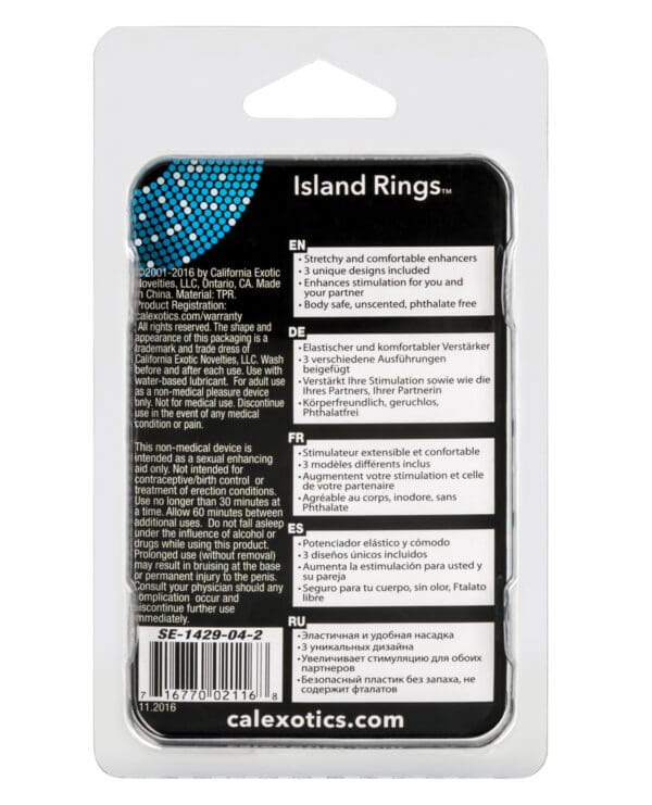 Silicone Island Rings - Pink - Image 2