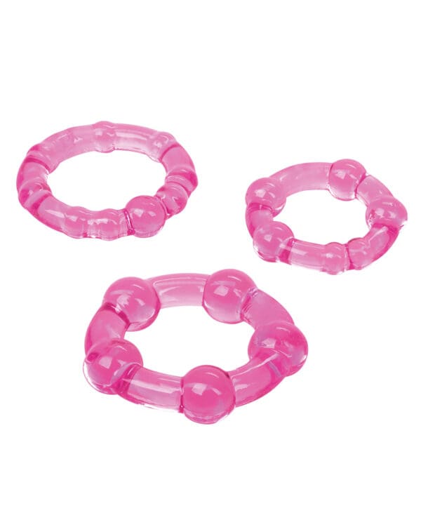 Silicone Island Rings - Pink - Image 4