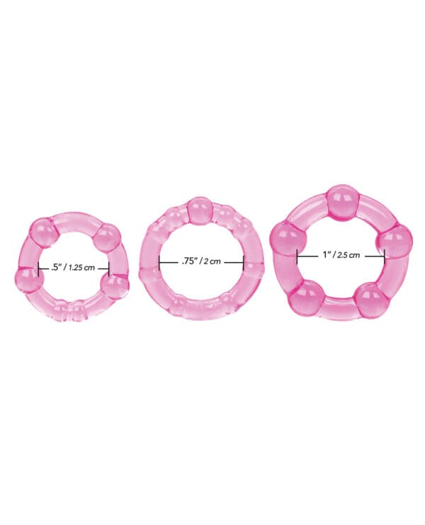 Silicone Island Rings - Pink - Image 5