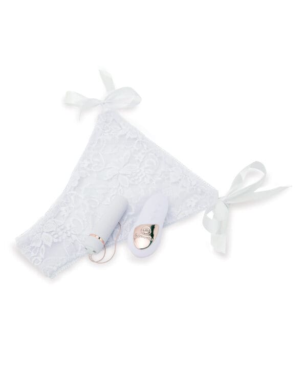 Nu Sensuelle Pleasure Panty Bullet w/Remote Control 15 Function - White - Image 3