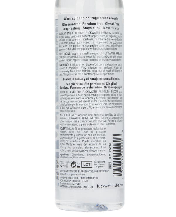 Fuck Water Premium Silicone - 8 oz - Image 2