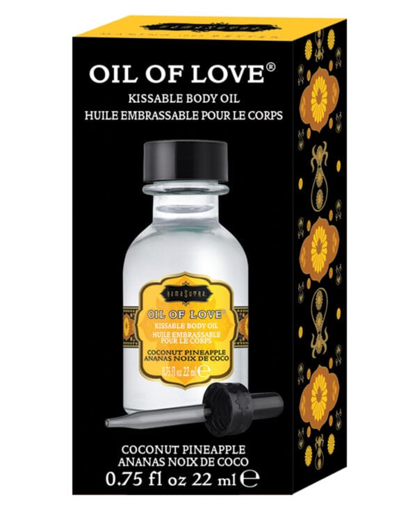 Kama Sutra Oil of Love - .75 oz Coconut Pineapple - Image 2