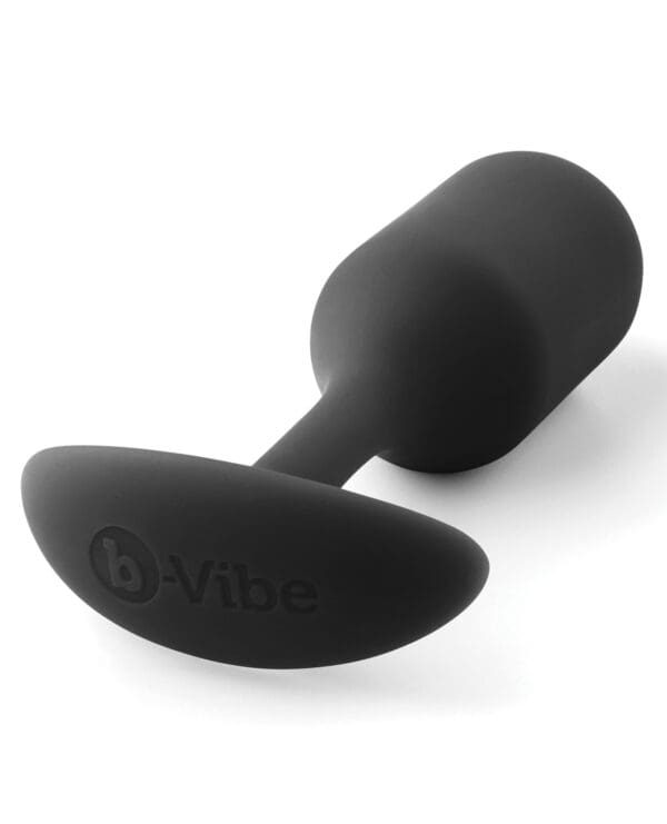 b-Vibe Weighted Snug Plug 2 - 114 g Black - Image 3