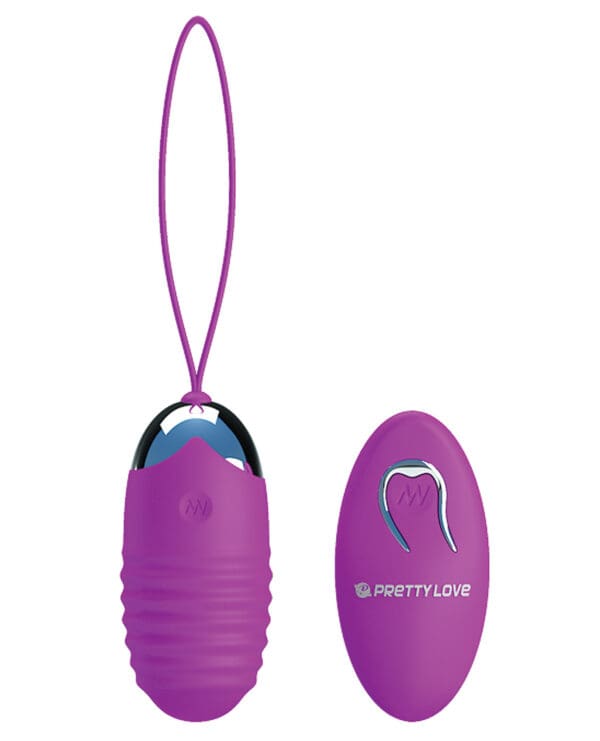 Pretty Love Jessica 12 Function Egg Vibrator - Fuchsia - Image 2