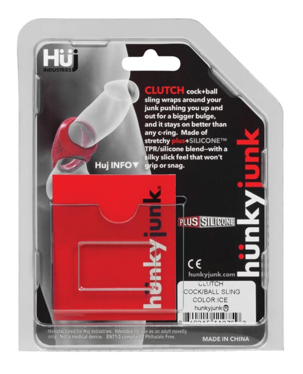 Hunky Junk Clutch Cock & Ball Sling - Tar - Image 5