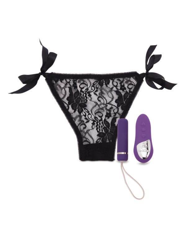 Nu Sensuelle Pleasure Panty Bullet w/Remote Control 15 Function - Purple - Image 3