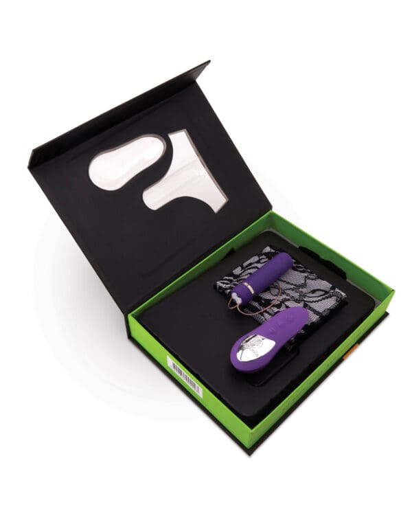 Nu Sensuelle Pleasure Panty Bullet w/Remote Control 15 Function - Purple - Image 5