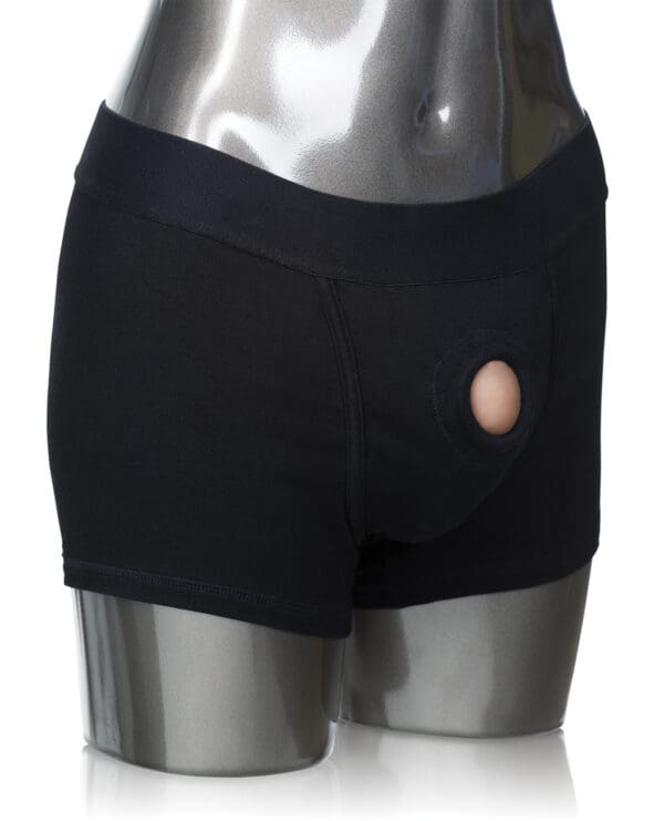 Packer Gear Boxer Brief Harness XL/2XL - Black - Image 3