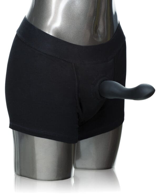 Packer Gear Boxer Brief Harness XL/2XL - Black - Image 4