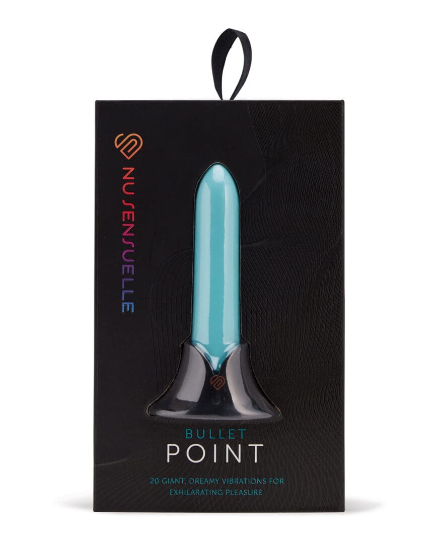 Nu Sensuelle Point Rechargeable Bullet - Teal Blue