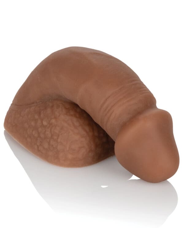 Packer Gear 4" Silicone Packing Penis - Brown - Image 3
