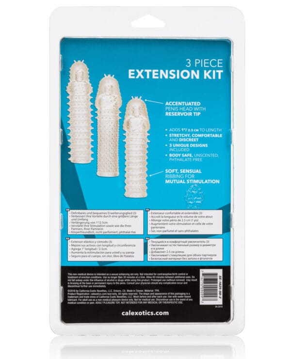 Extension 3 Piece Kit - Clear - Image 2