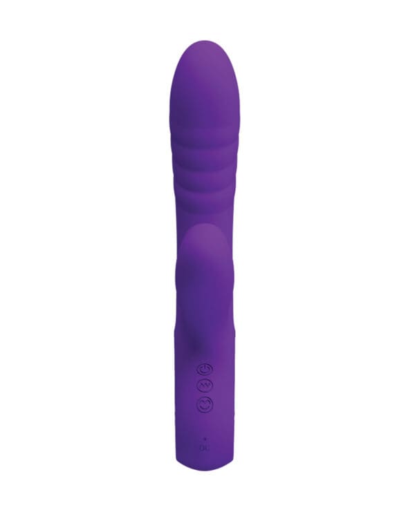 Pretty Love Jersey Sucking & Vibrating Rabbit - Purple - Image 5
