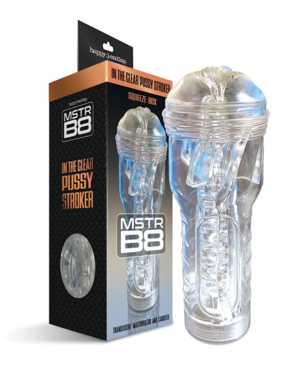 MSTR B8 In the Clear Pussy Stroker - Clear - Image 2
