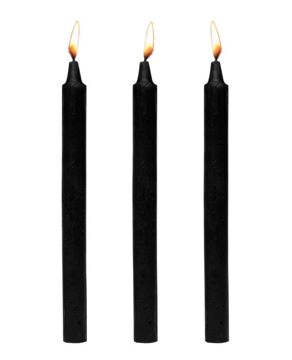Master Series Fetish Drip Candles - Dark Drippers Set of 3 - Image 3