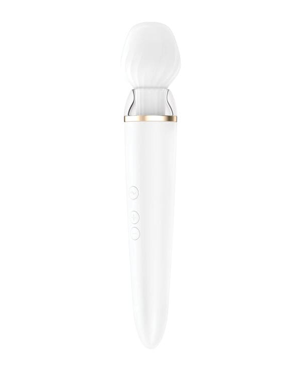 Satisfyer Double Wand-er - White - Image 2