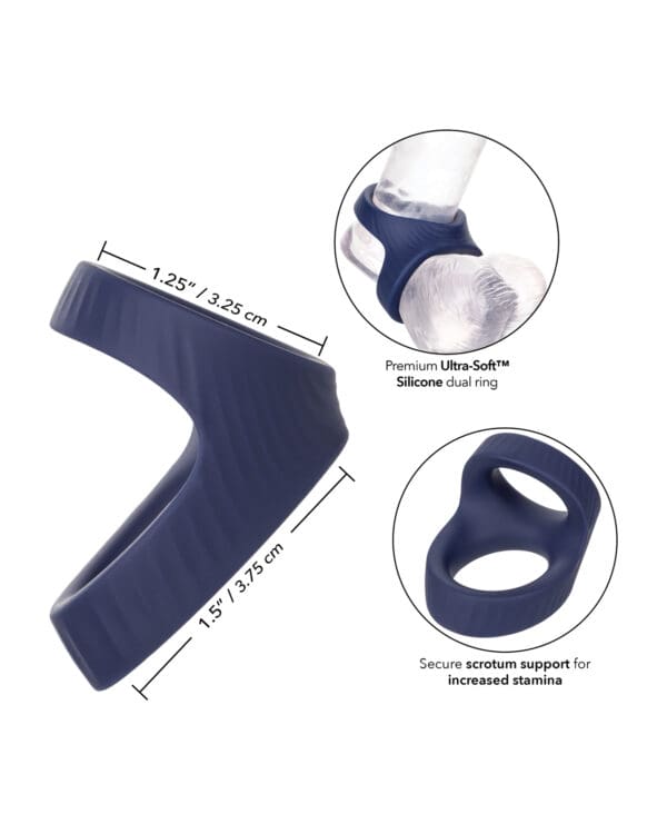 Viceroy Max Dual Ring - Blue - Image 5
