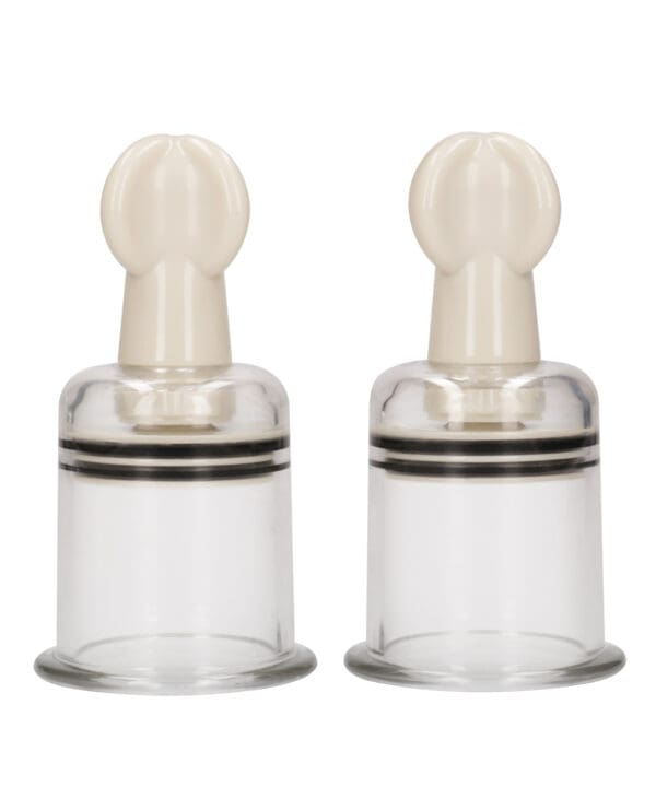 Shots Pumped Nipple Suctions Set - Large Clear - Image 4
