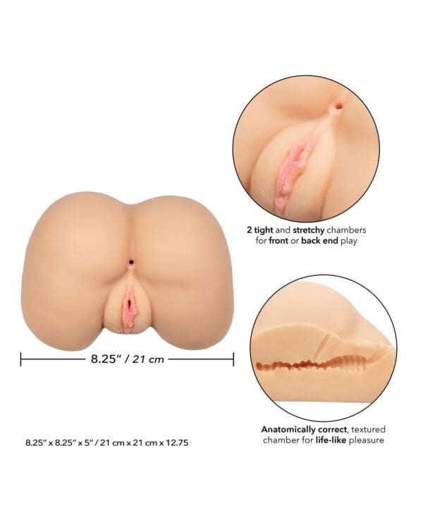Stroke It Life Size Ass - Ivory - Image 5