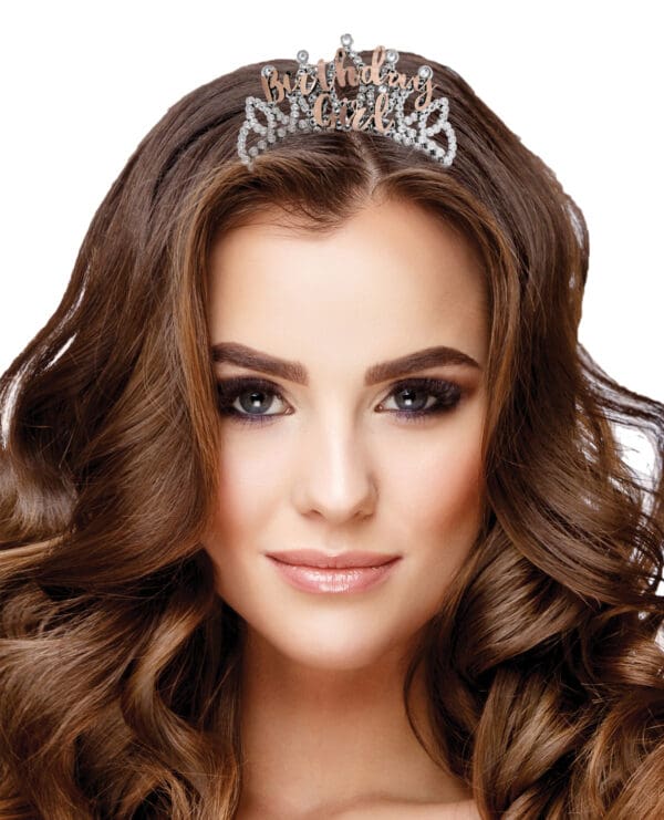 Birthday Girl Tiara - Rose Gold - Image 3