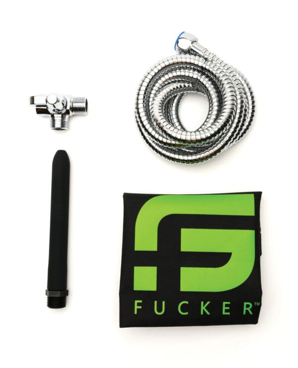 Sport Fucker Shower Kit 6" - Black - Image 2