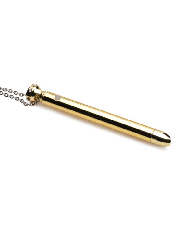Charmed 7X Vibrating Necklace - Gold - Image 3