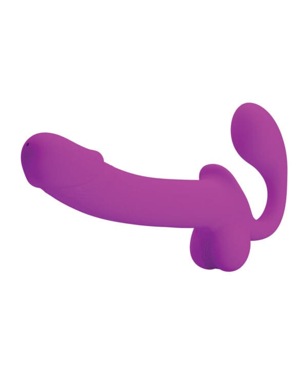 Pretty Love Kelpie Squirting Strapless Strap On - Fuchsia - Image 2