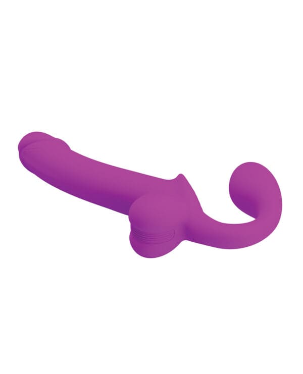 Pretty Love Kelpie Squirting Strapless Strap On - Fuchsia - Image 5