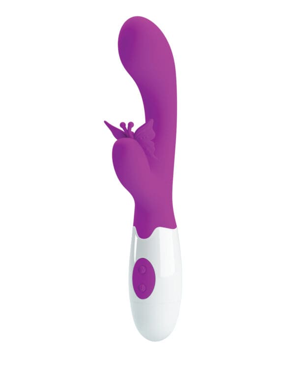 Pretty Love Butterfly Kiss Rabbit - Fuchsia - Image 2