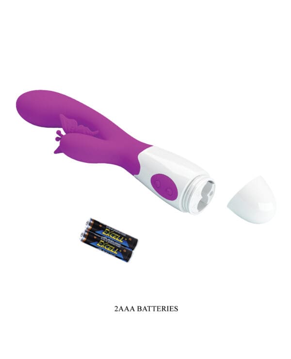 Pretty Love Butterfly Kiss Rabbit - Fuchsia - Image 5