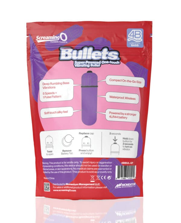 Screaming O 4B Bullet - Grape - Image 5